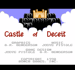 Castle of Deceit title screenshot